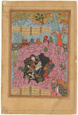  Shahnameh Illustration: Rostam Fighting a White Demon! A Journey into Majesty and Monstrosity