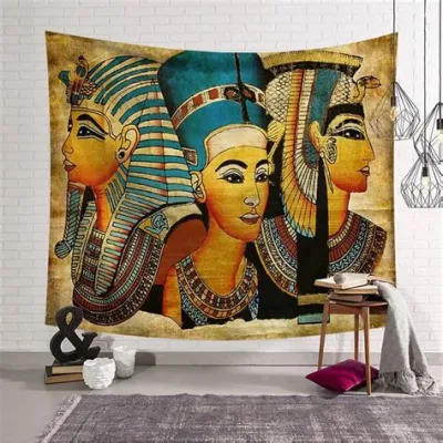 “The Feast of the Pharaoh” - An Exotic Tapestry Woven with Threads of Gold and Mystery!